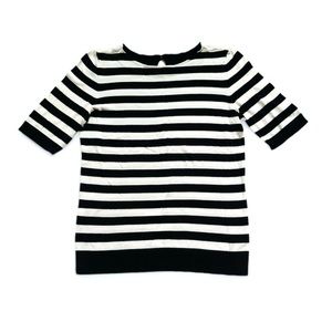 ★ Talbots Casual Short Sleeve Top - Striped ★